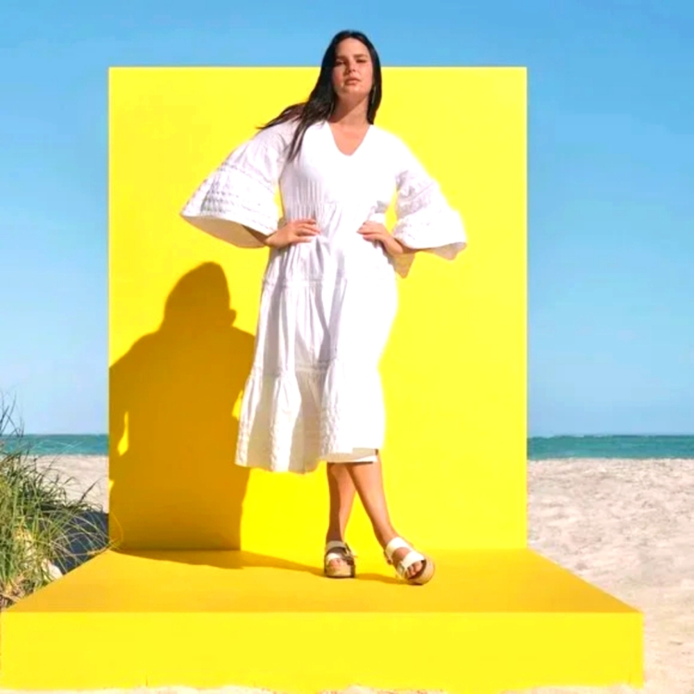 Lisa Marie Fernandez x Target | White Ric Rac Dress, Sz. 2X